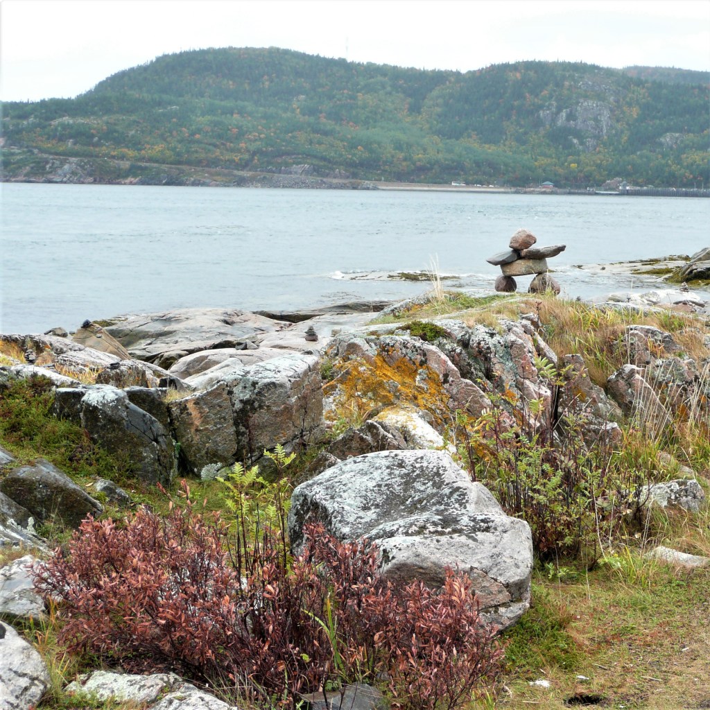 Inukshuk am Saguenay-Fjord