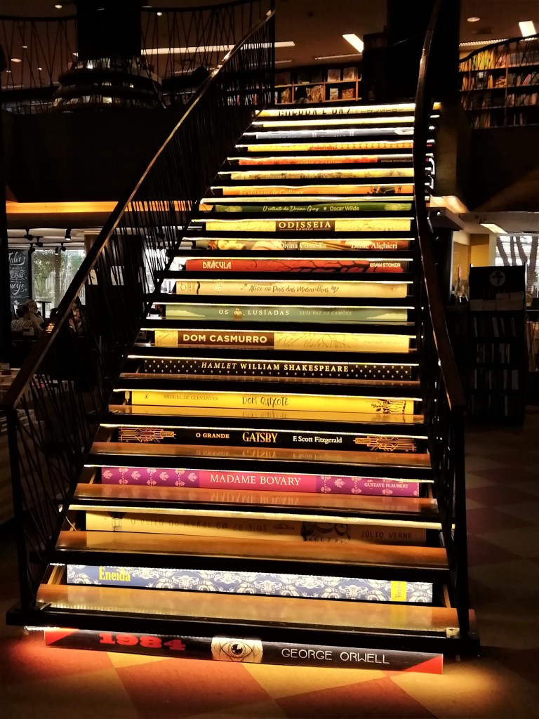 In der größten Buchhandlung der Stadt