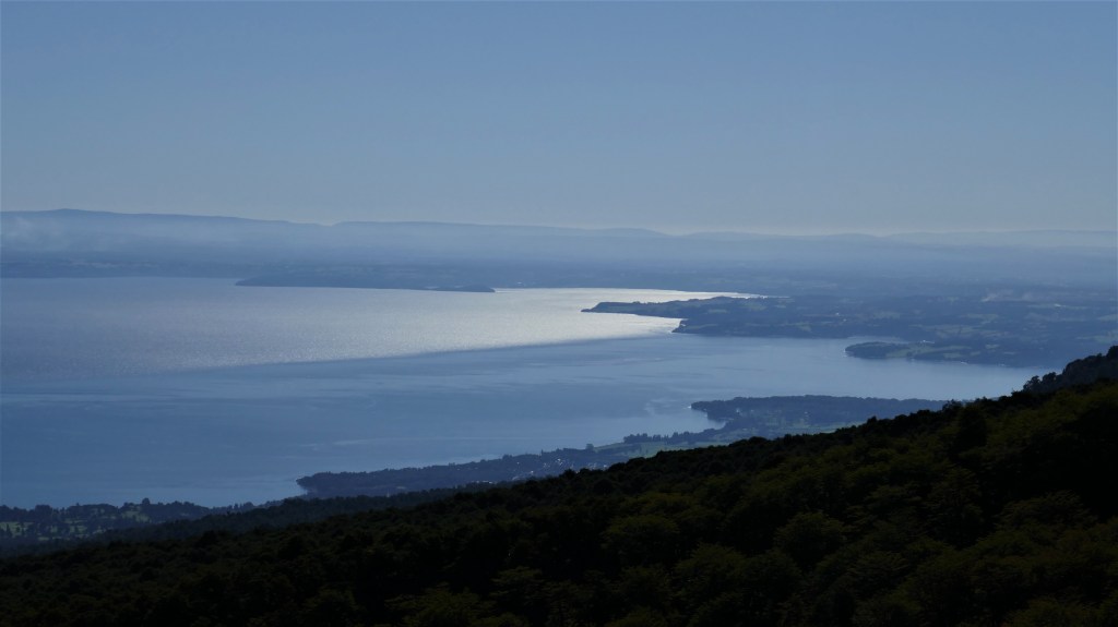 Región de los Lagos, Vulkan Osorno, Blick vom Osorno auf den Lago Llanquihue