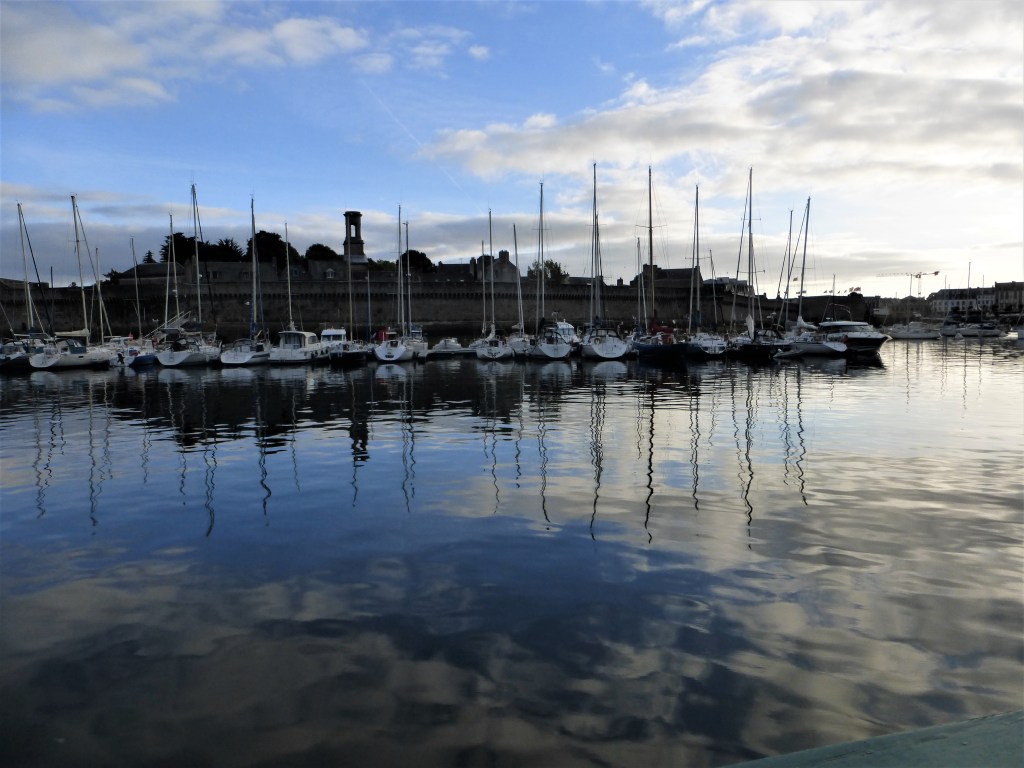 Blick auf die "Ville close" von Concarneau