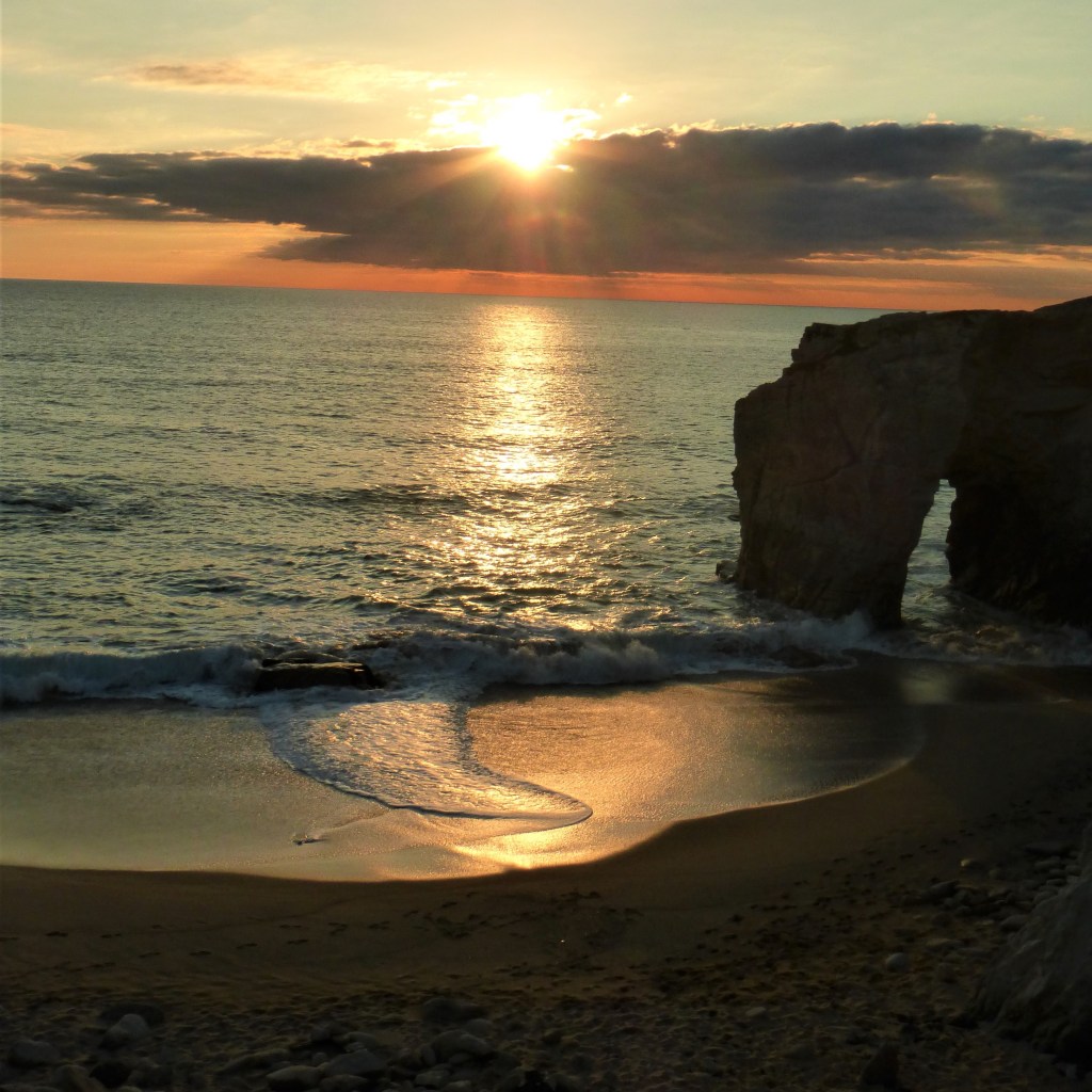Coucher de soleil vers la Côte Sauvage