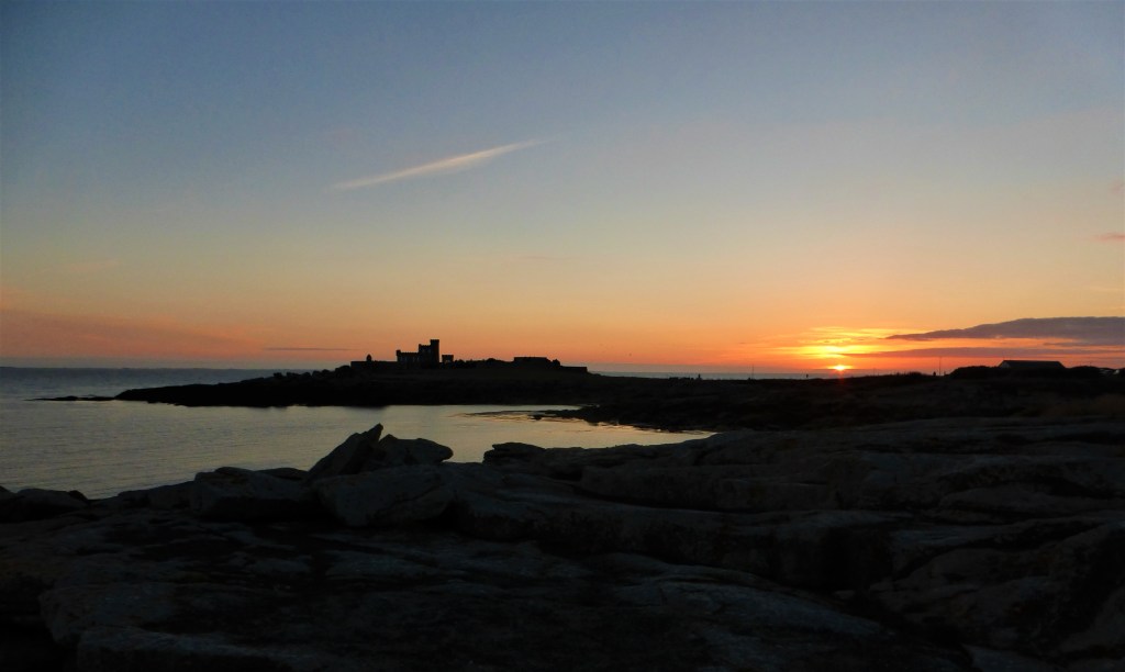 Coucher de soleil vers la "Pointe de Trévignon"