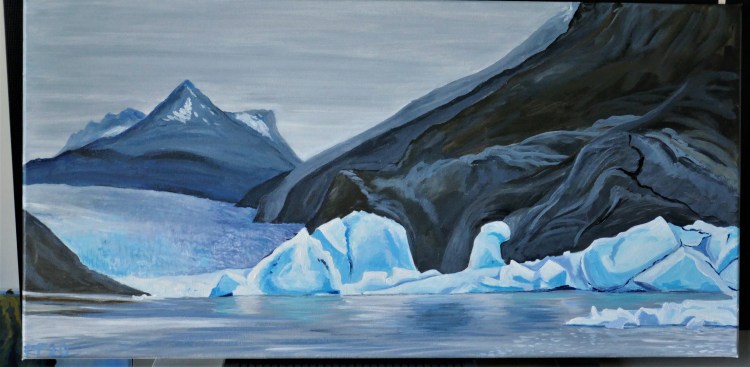 Glaciar Grey (80x40cm)