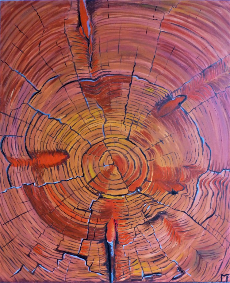 La vie d'un arbre (50x60cm)