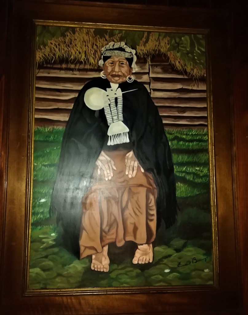 Mapuche-Frau (Gemälde von Emma Kuschel)