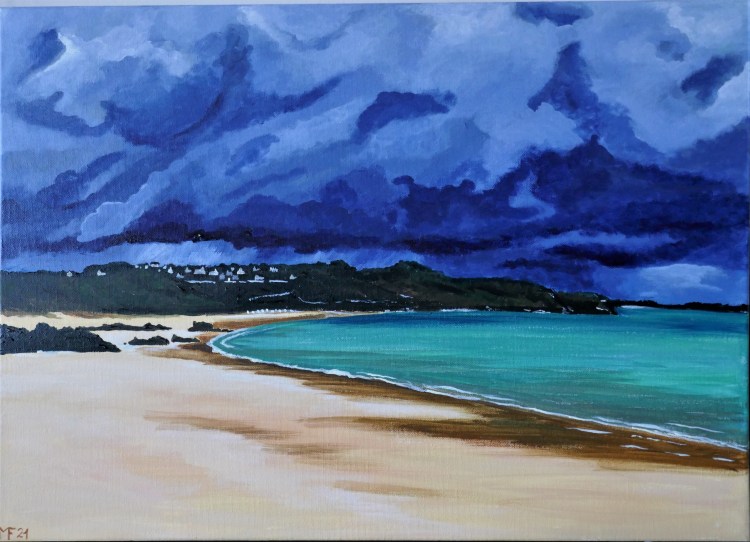 Orage sur Erquy (70x50cm, vergeben)