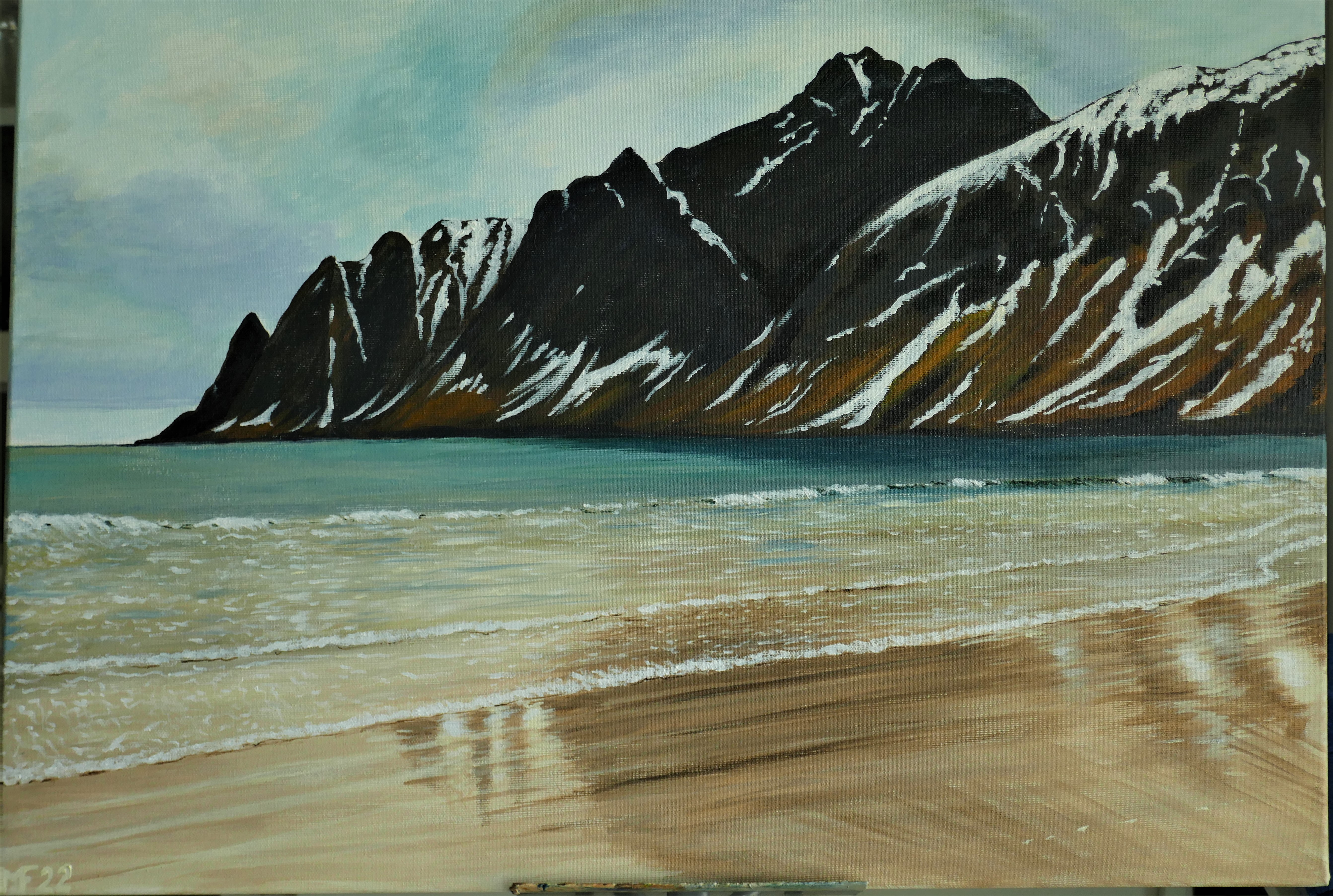 Frühjahr auf Senja (70x50cm), Norwegen
