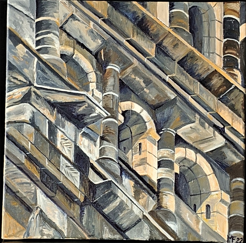 Hommage an Trier (40x40cm, vergeben)