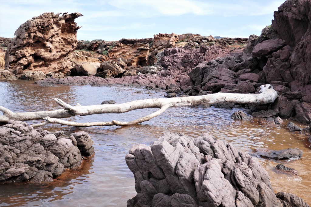 Wilde, zerklüftete Bucht im Norden