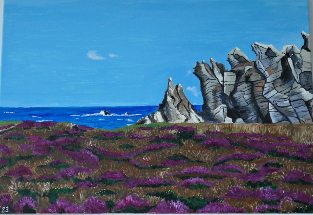 La lande ouessantine (70x50cm)
