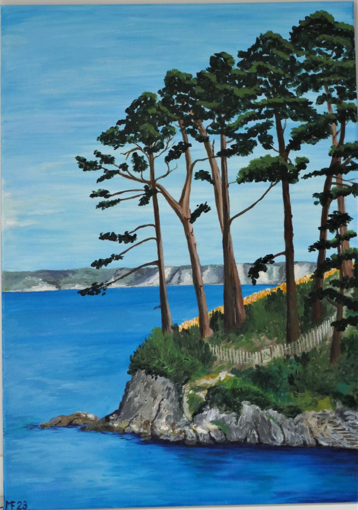 Landschaft im Finistère (50x70cm)