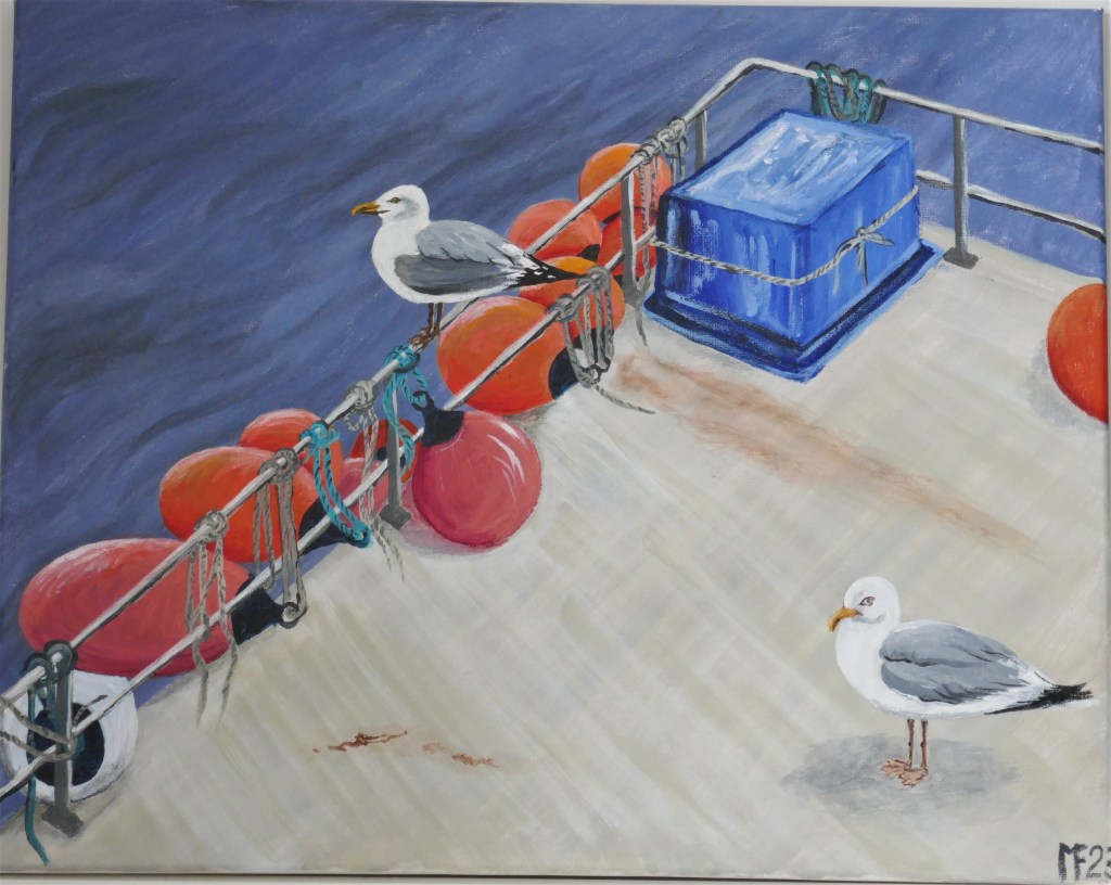 Möwen können warten (50x40cm)