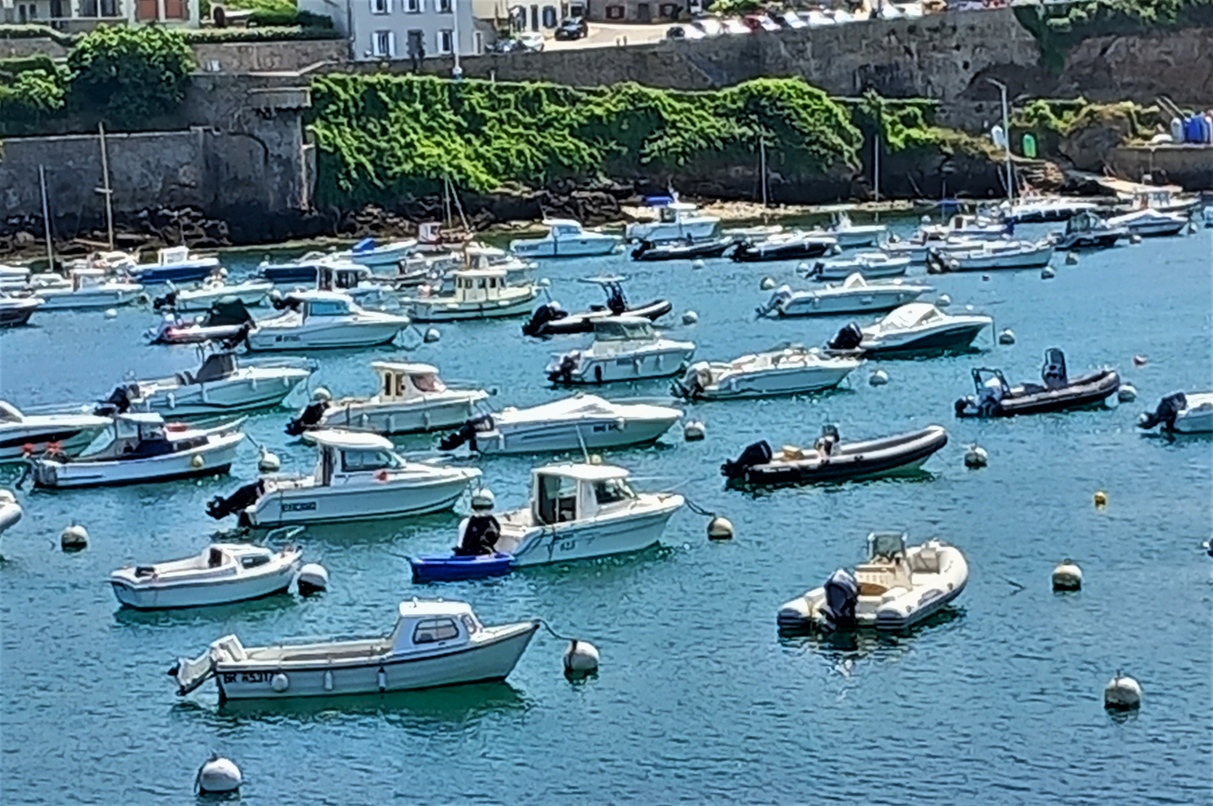 Der geschützte Hafen von Le Conquet