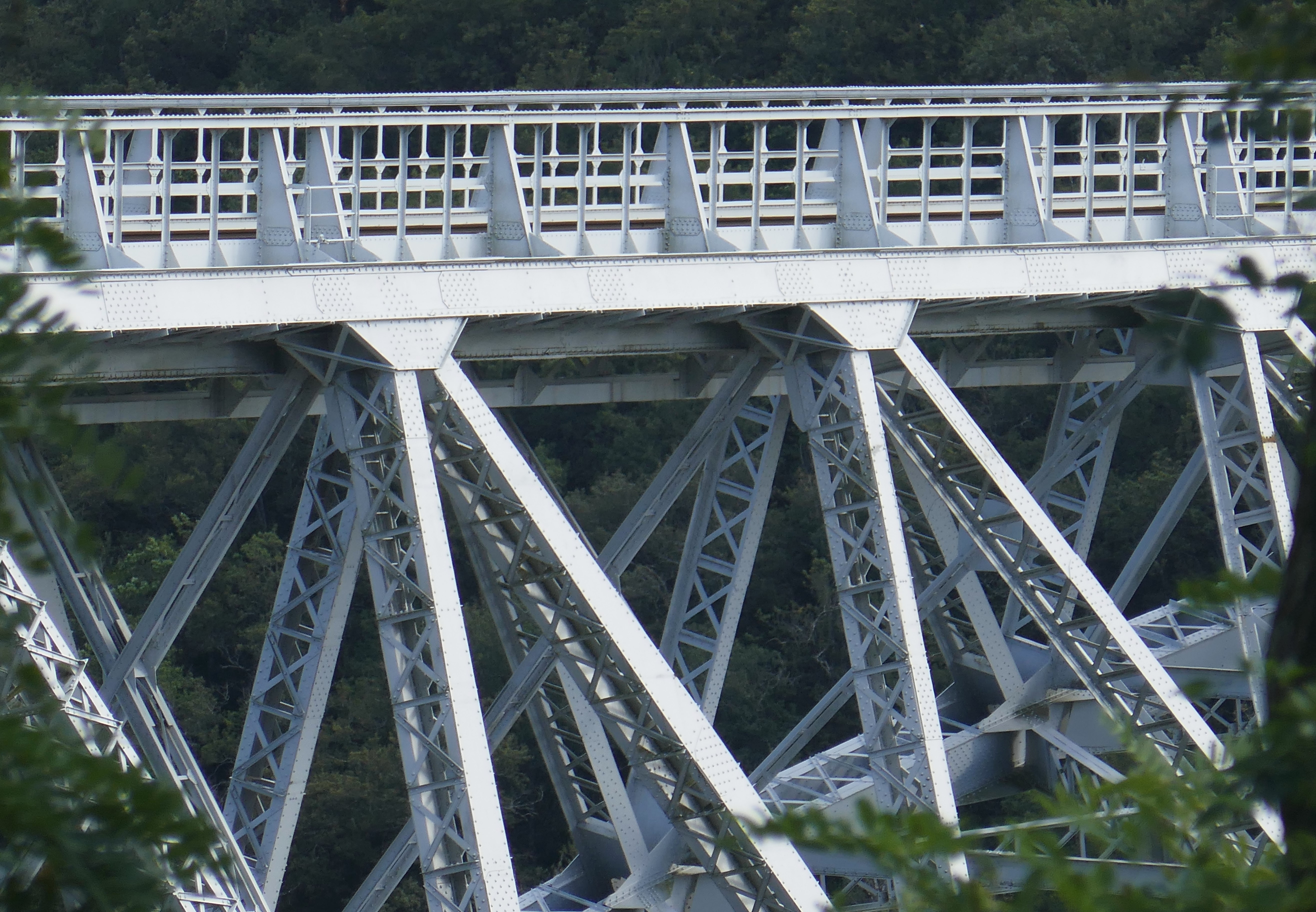 Der Eisenbahnviadukt über die Schlucht des Viaur, erbaut von einem Schüler von G. Eiffel